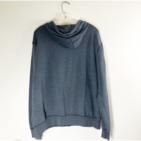 Levi's Grey Logo Front Long Sleeve Pullover Hoodie Men's Size Large L Euc - Picture 3 of 3